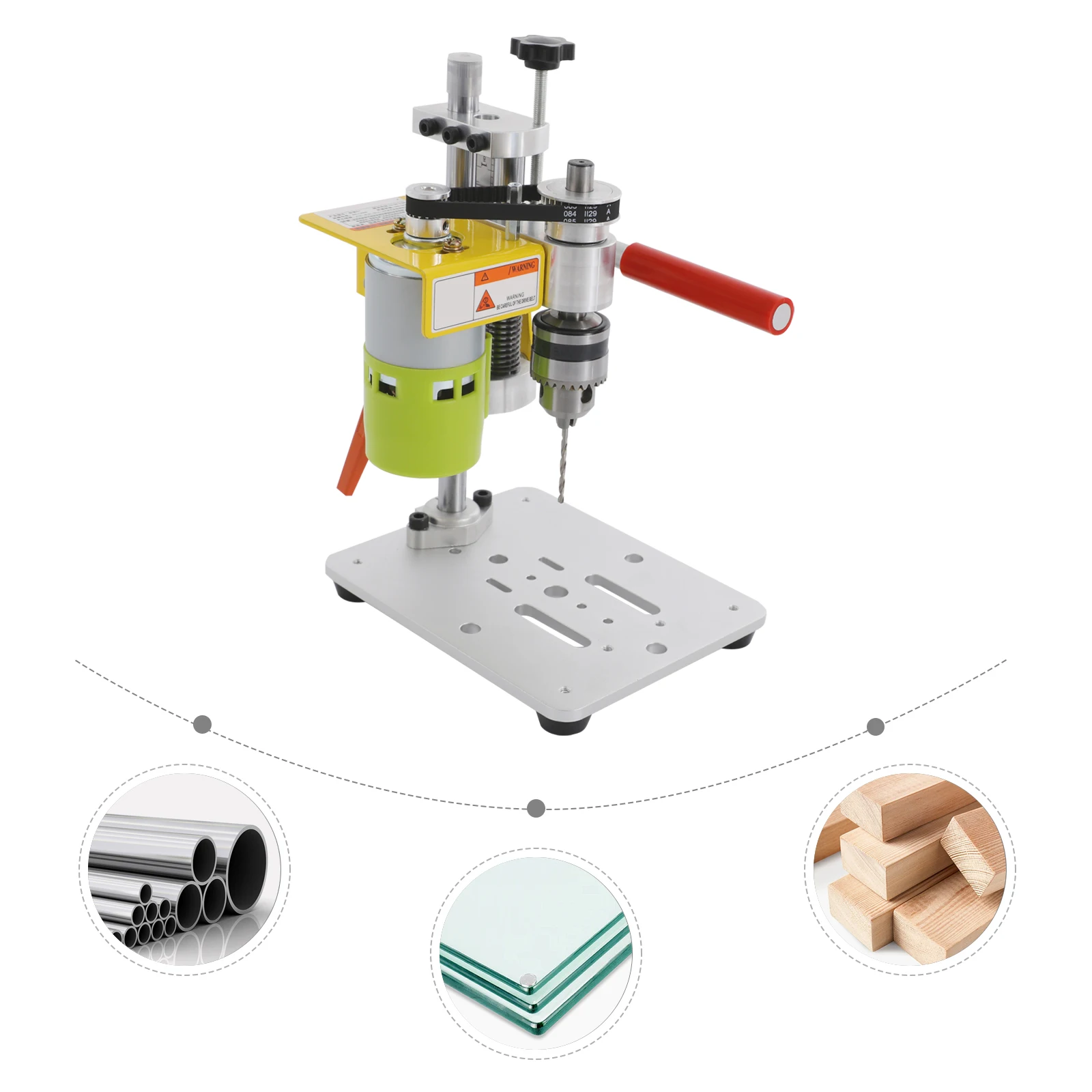 

B10 Mini Drill Press Workstation - 795 Motor Upgrade with Power Supply, 1500-3000RPM for Wood/Plastic/PCB, US Plug