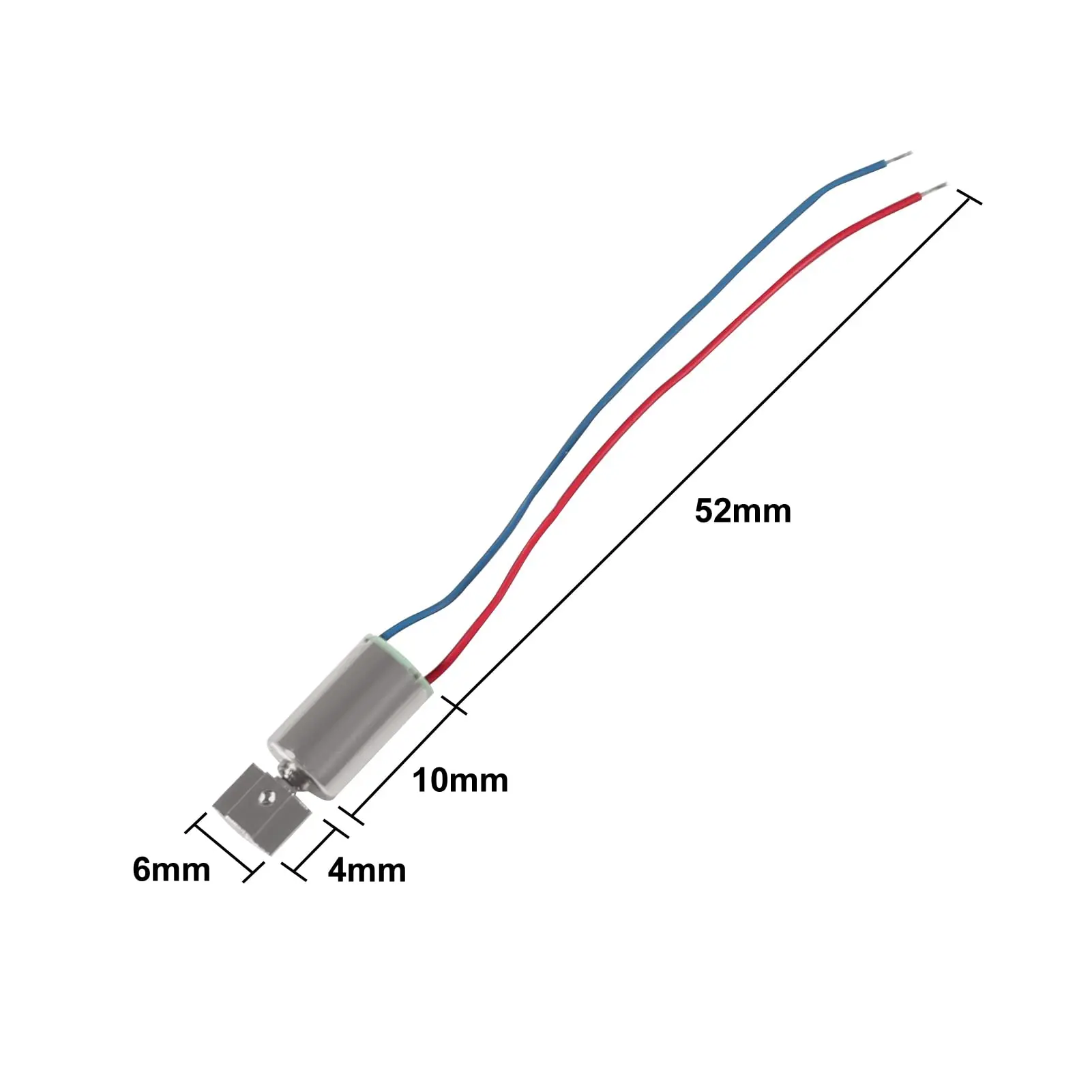 5pcs DC Miniature Micro Vibrating Vibration Coreless Motor 1.5V 3V 12000RPM 6x10/12/14mm Small Electric Motors 2 Wires
