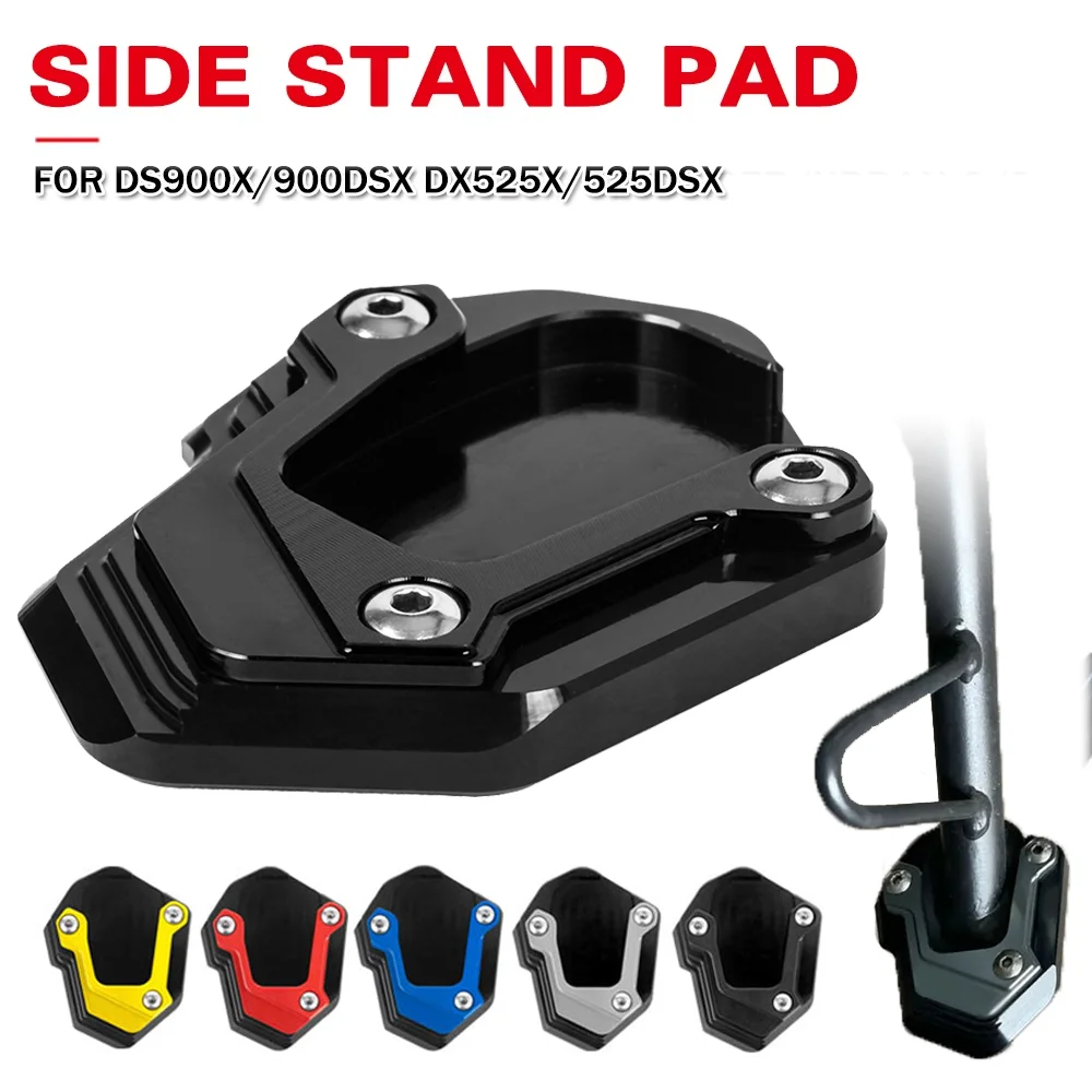 For VOGE Valico DS900X DSX900 Motorcycle Kickstand Side Stand Extension Plate Foot Pedal Enlarger Pad For DS525X 525DSX 2024