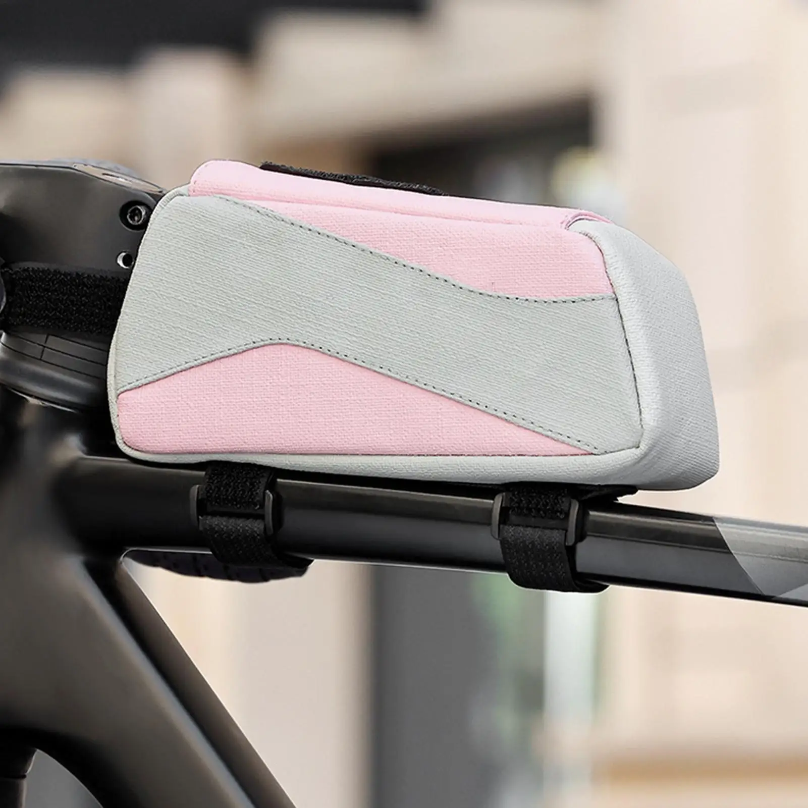 

1L Bike Frame Bag Front Triangle Storage Pouch for Bicycle, Travel Hiking Mountain Road Commuting for Men Women