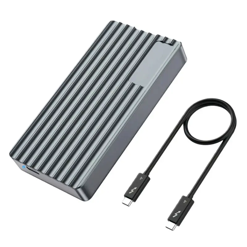 

【NEWLY】USB4 40Gbps M.2 Nvme Case M2 SSD Enclosure Compatible For Thunderbolt 4 3 Nvme Reader SSD Housing Hard Drive Box