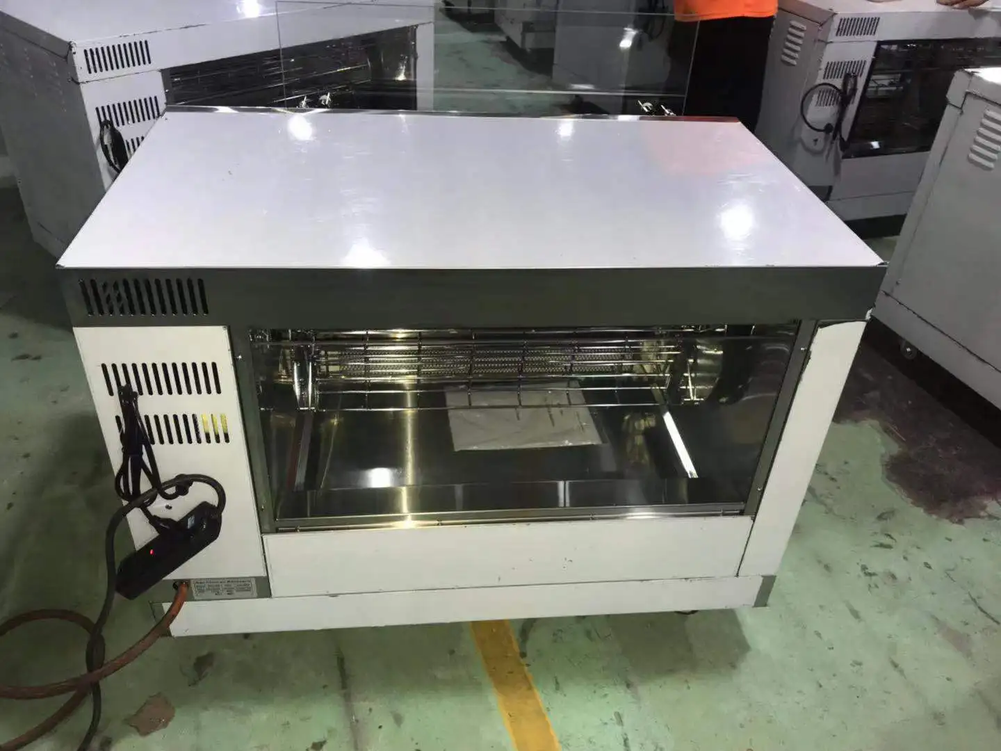 Commercial  Roast Chicken Rotisserie Oven Grill Electric Gas Roaster Roasting Machine Rotisserie Chicken Oven for Sale