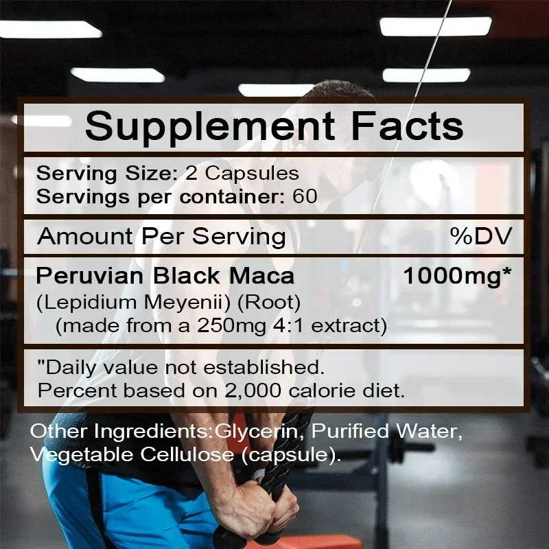 Best Maca for Men and Women Relieves Fatigue Anxiety, Increases Energy Vitality, Improves Stamina and Boosts Immunity