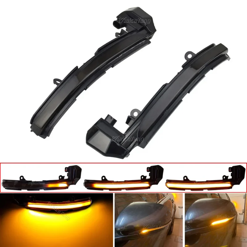 For Jaguar XE XF XJ F-TYPE XK XKR I-PACE X250 X260 LED Dynamic Turn Signal Light Side Mirror Indicator Lamp Sequential Blinker