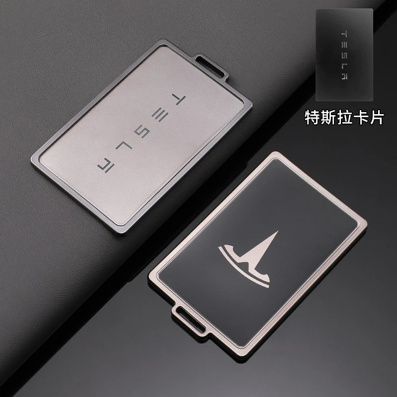 Pokrowiec na kluczyk samochodowy NFC ze stopu cynku TPU do Tesla Model 3 Model Y Brelok do kluczy Akcesoria do wnętrz samochodowych — zdjęcie 6
