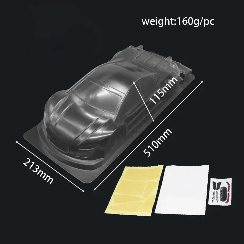 

Scale 1:10 on-Road Body 190mm for Xtreme Twister YURUGIX 0413 Electric Touring Car Clear Unpainted Polycarbonate Body