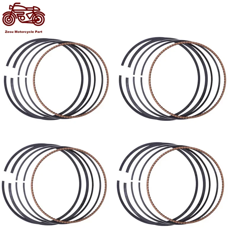 4set STD 83mm Motorcycle Engine Piston Rings Kit For SUZUKI 12140-15F00-000 12140-45C10-000 AN400 AN 400 2006 VS800 VX800 VZ800