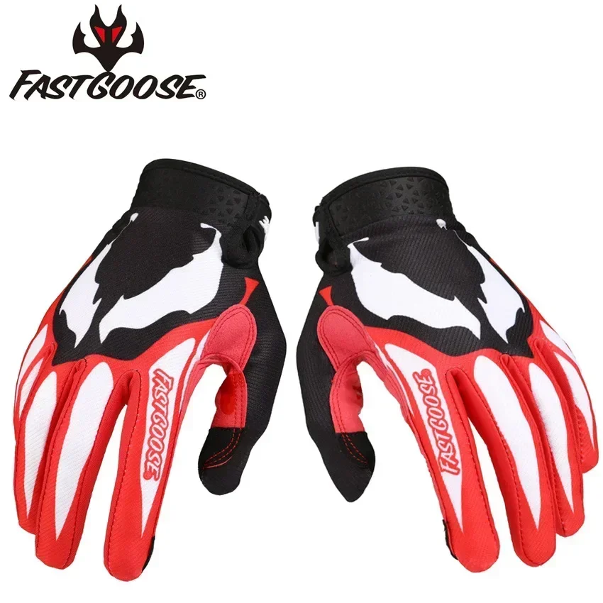 FASTGOOSE Venom Motocross MX Off-road Cycling Racing Glove Bike DH MX MTB Drit Bicycle Guante Motorcycle Moto Sports Gloves W