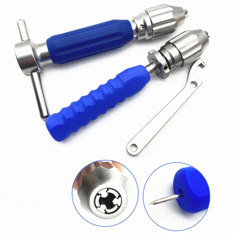 

Universal Hand Drill Chuck Handle Stainless steel Intramedullary Pin Self-locking Device for Intramedullary Pin Insertion