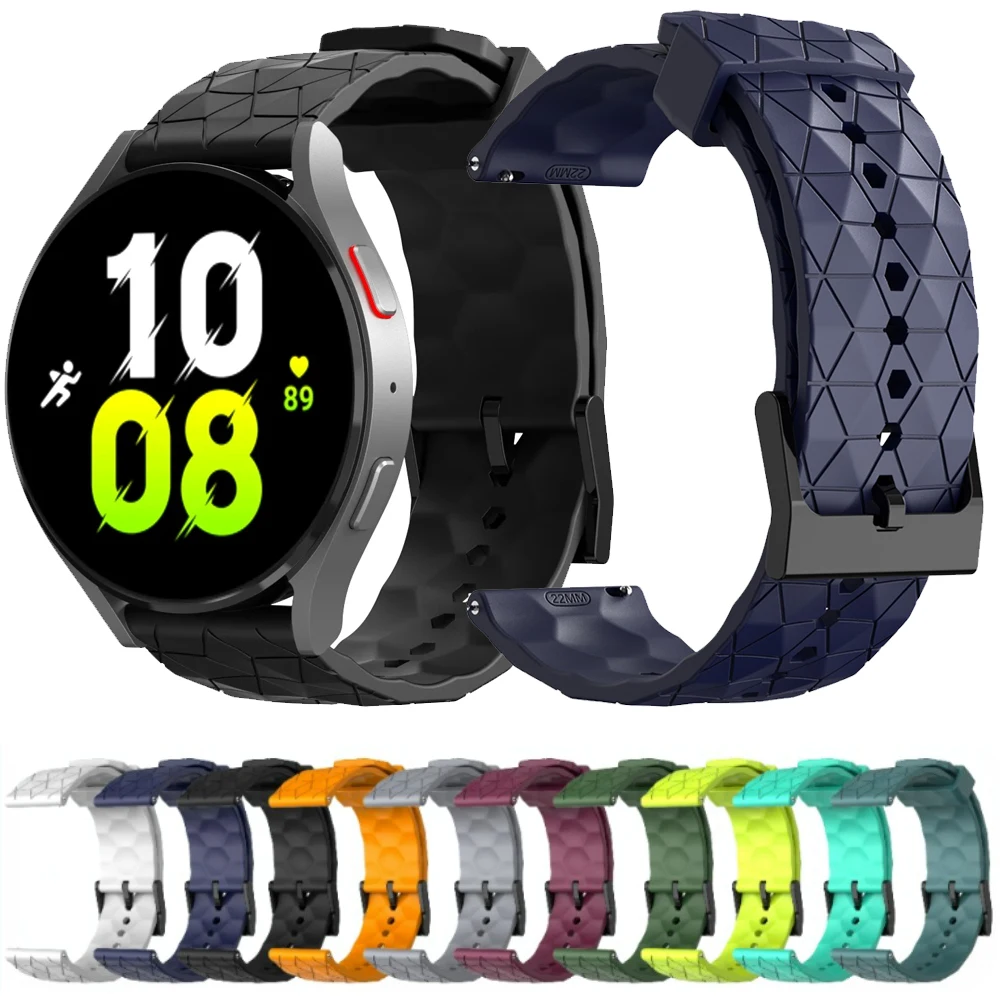 20mm 22mm Silicone Band for Samsung Galaxy Watch 7 6 Classic 5 Pro 4 3 Sport Bracelet for Huawei Watch 5/GT5 Pro/GT5 4 Pro 46mm