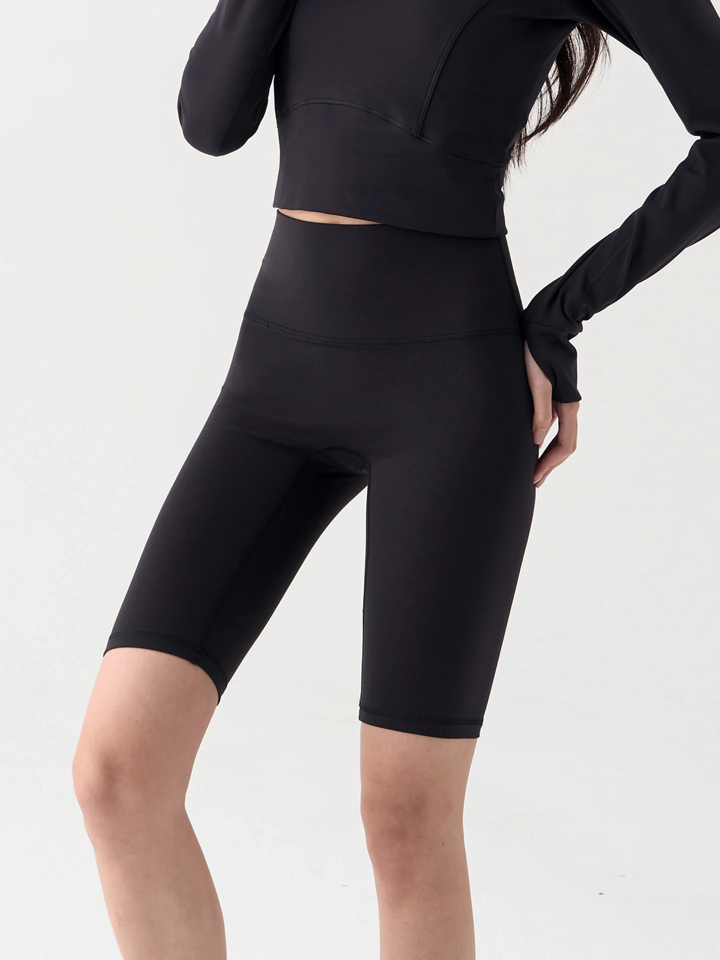 

Женские дышащие брюки для йоги с высокой талией, облегающие брюки для бега и езды на велосипеде, длиной пять четвертей, удобные брюки для фитнеса Sl