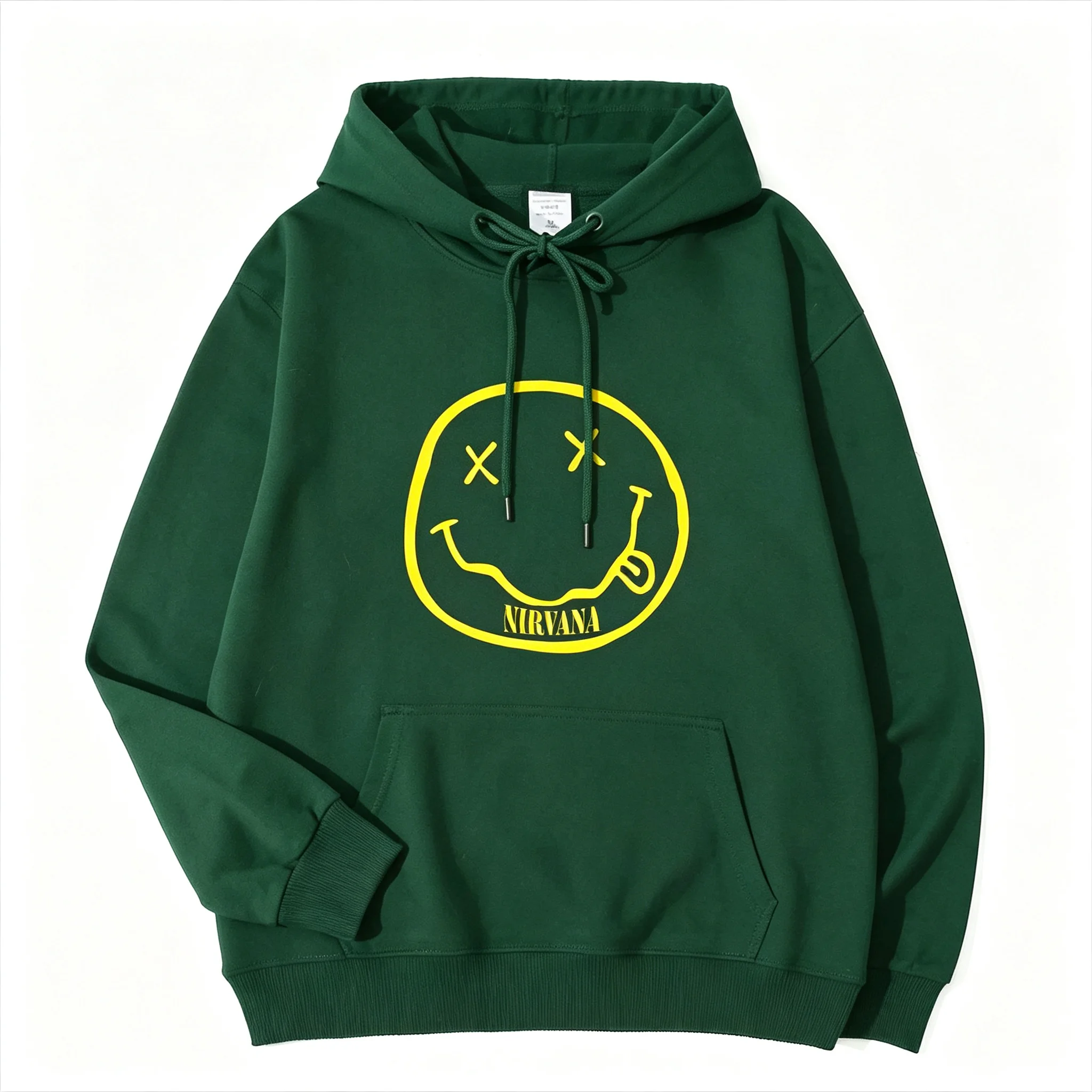 Band Rock-Nirvana Hoodie Herren und Damen Langarm Hochwertiger Herbst- und Winter-Street-Casual-Hoodie Hip-Hop Y2K Street-Top – Detail 11