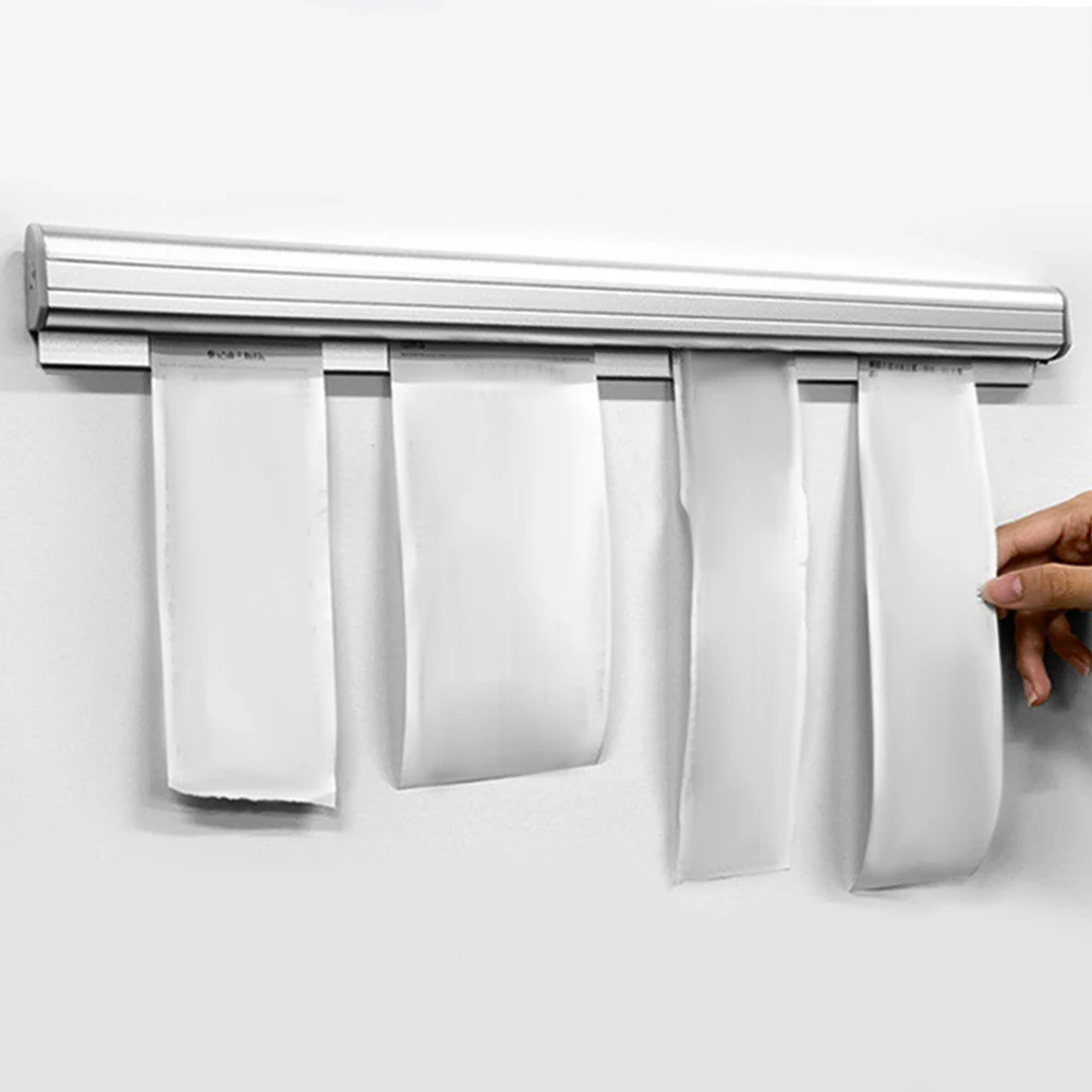 

2pcs Aluminum Alloy Restaurant Order Holder Wall Mounted Ticket Rail Display Rack For Commercial Kitchen Cafes Pubs Restaurant