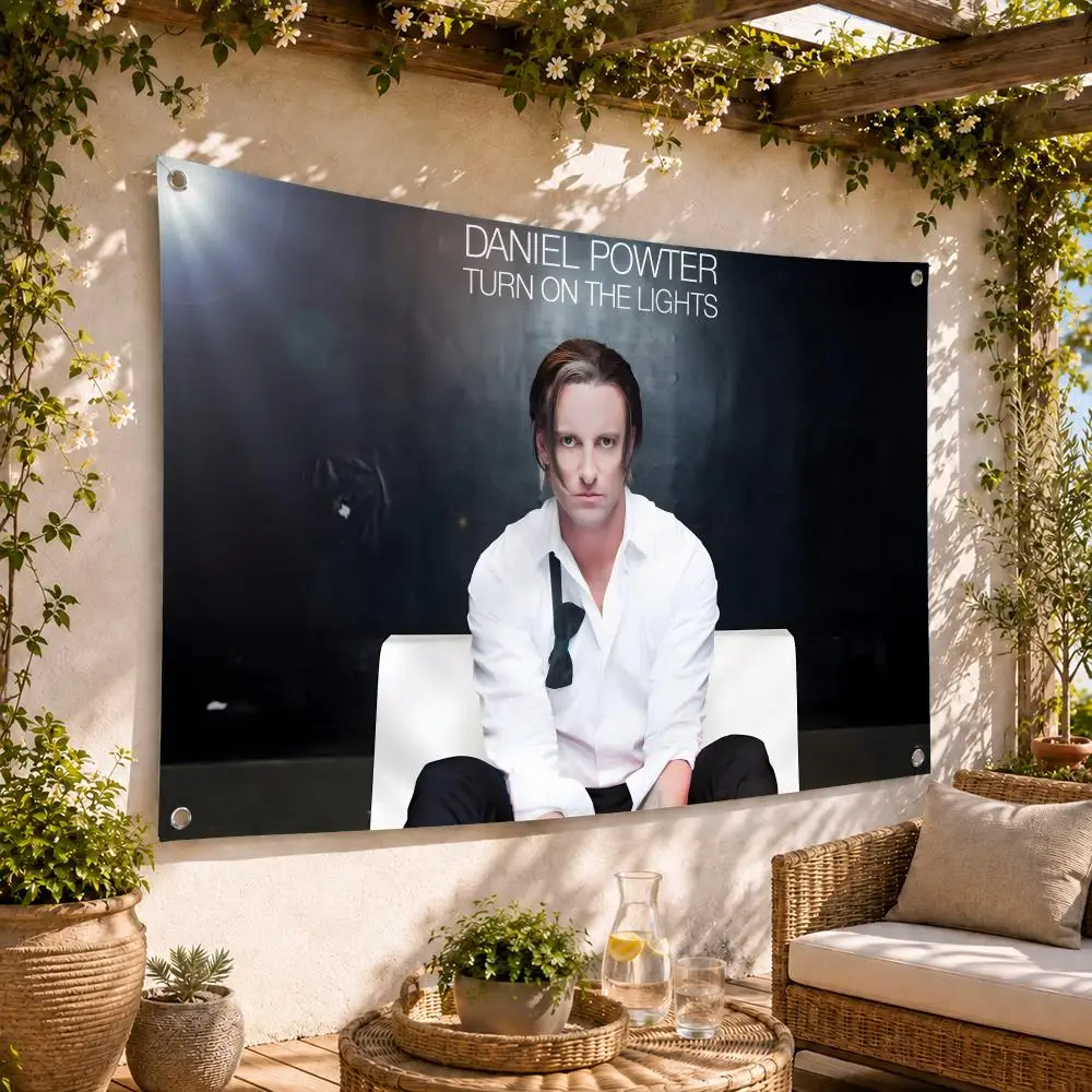 Daniel Powter Singer Flags Flag Soft skin-friendly Durable Tapestry Outdoor party Home living room bedroom Decoration