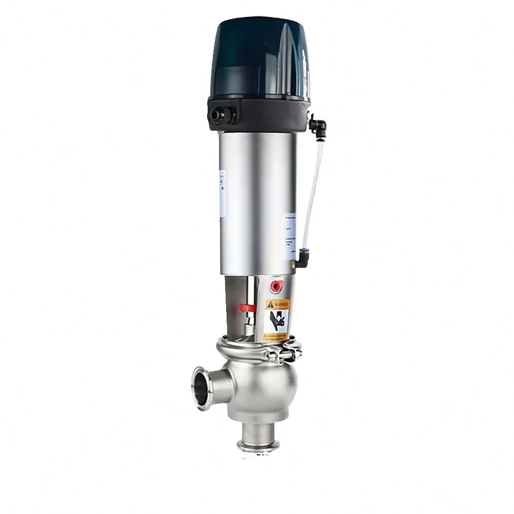 SS304 SS316L Sanitary Anti-Mix Mixproof Mix Proof Valves With Blue C-Top Controller