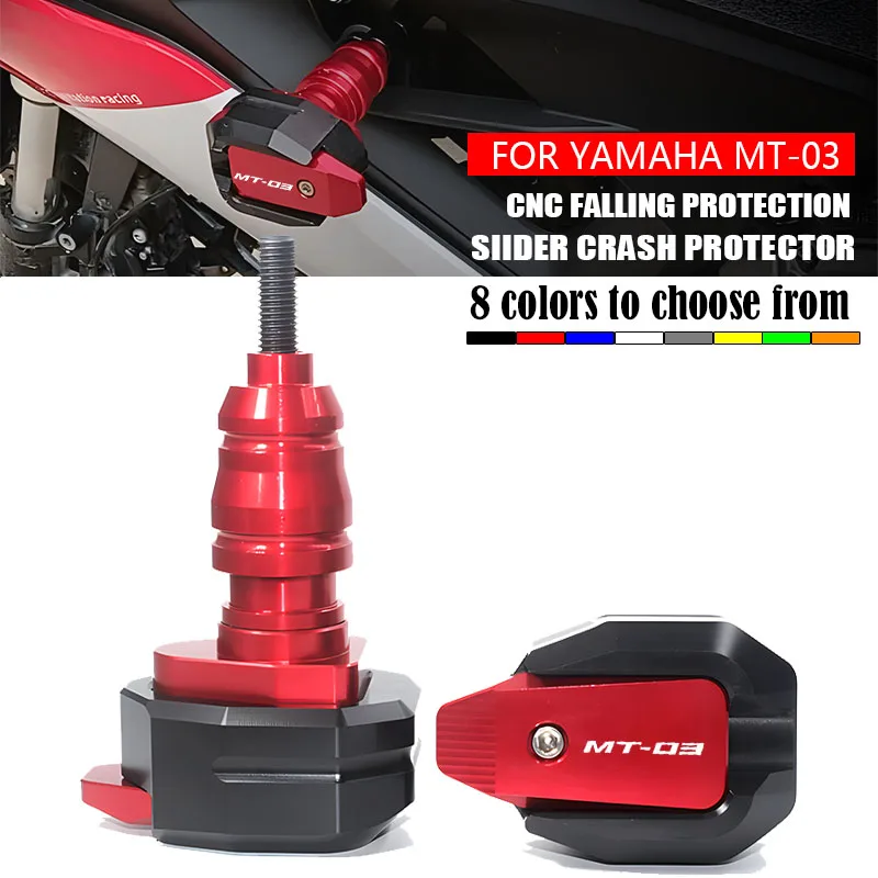 

Для YAMAHA MT-03 MT03 MT 03 2015-2017 2018 мотоциклетная рамка с ЧПУ для защиты от падения, слайдер, обтекатель, защита от ударов