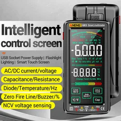 ANENG 683 682 681 Smart Digital Multimeter  LCD/VA Reverse Display Capacitance Meter Hz Ohm Diode Tester AC/DC Measuring Tools