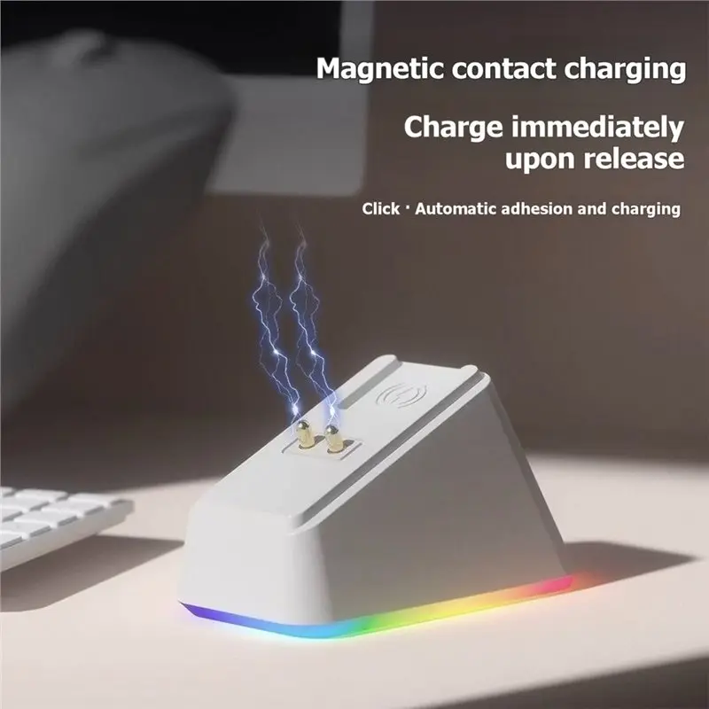 #(Upgraded) For Logitech GPW4/Gprox/G502/X/G903 Gaming Mouse Wireless Charger Dock Charging Station USB Type C Interfaces