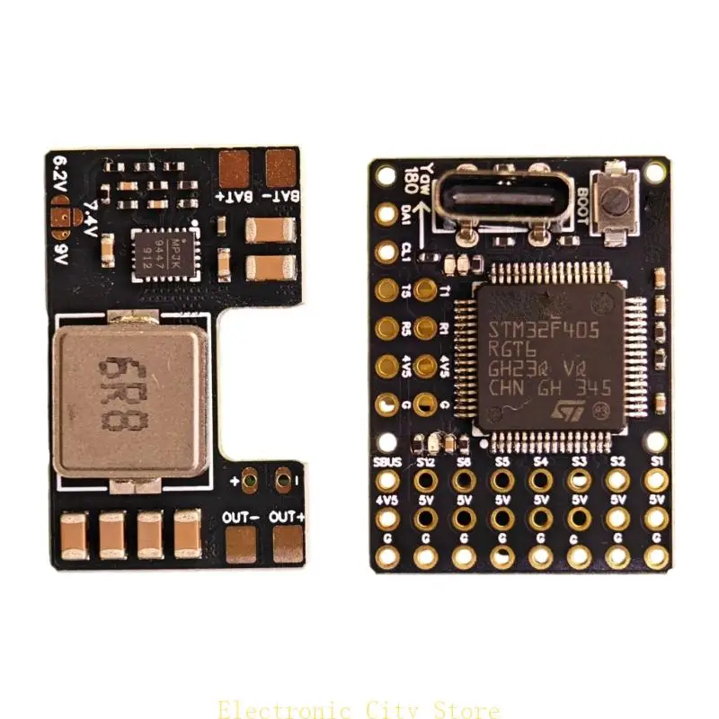 STM32F405RGT6 CONTROLE VOLOS F4 Wing Mini MK1 Mini Flight Controller para corrida Eficiente Hu8D