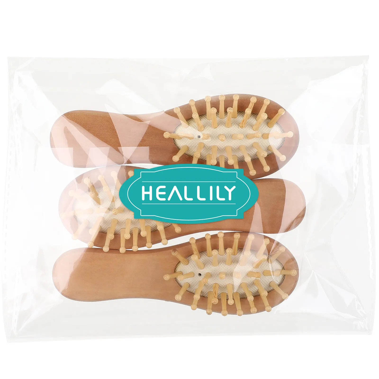 

3Pcs Airbag Hair Comb Set Wooden Massage Combs Scalp Stress Relief Detangle Circulation Portable Hairbrush for Women Girls