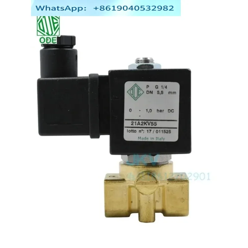 ODE import solenoid valve 21a2kv55 brass thread two normally closed 220v 24v