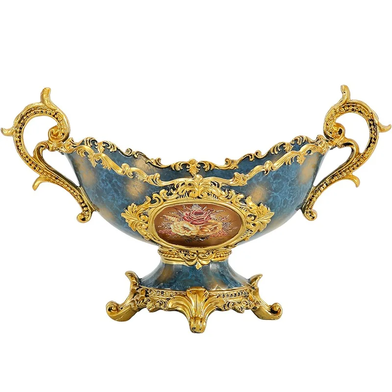 

European high-end fruit plate, dried fruit plate, household American living room, light luxury coffee table ornament