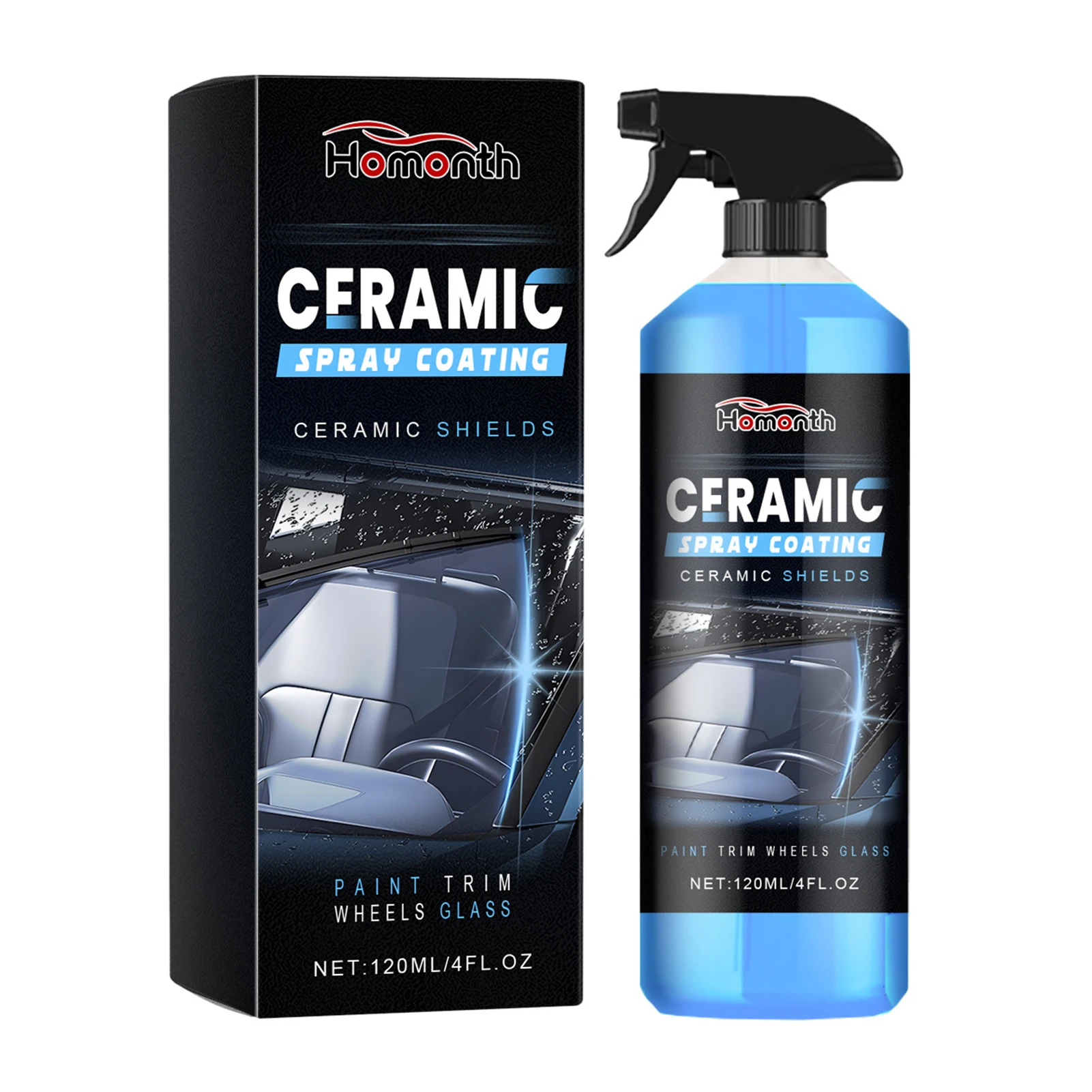 

Advanced Glass Cleaner Streak-Free & Protective Ceramic Coating for Tinted Windows & Mirrors