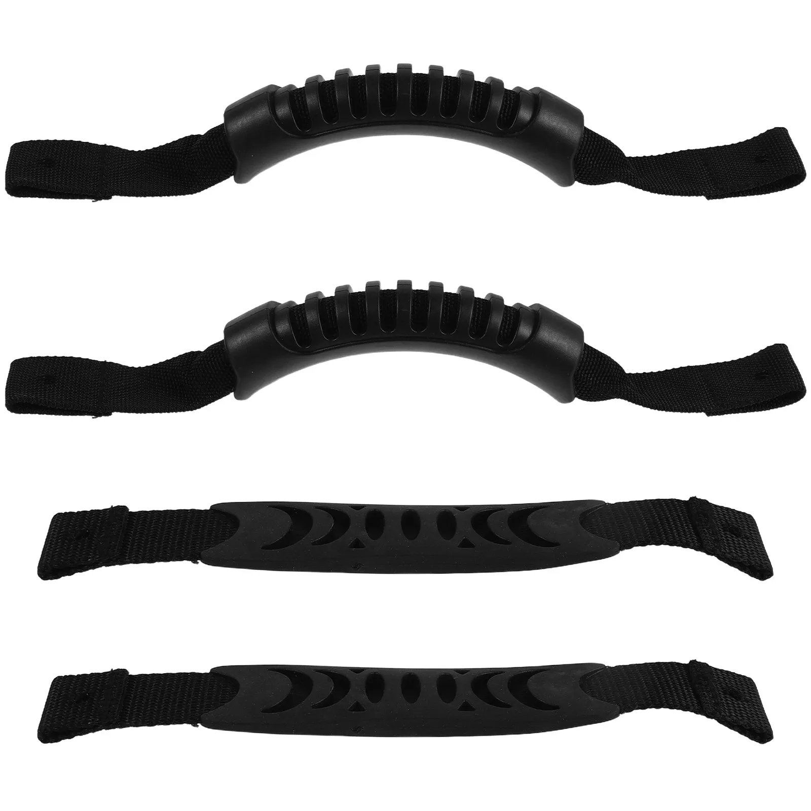 

4Pcs Kayak Carry Handles PVC Nylon Webbing Dual Design Heavy Duty Side Mount Boat Grab Handle Canoe Paddle Board Replacement Kit