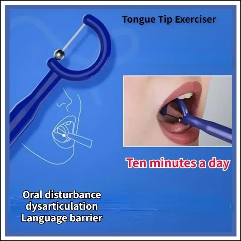 Tongue Tip Exerciser Oral Trainer Muscle Strength Rehabilitation Aphasia Hemiplegia Exercise Speech Therapy Autism Talk Tool New