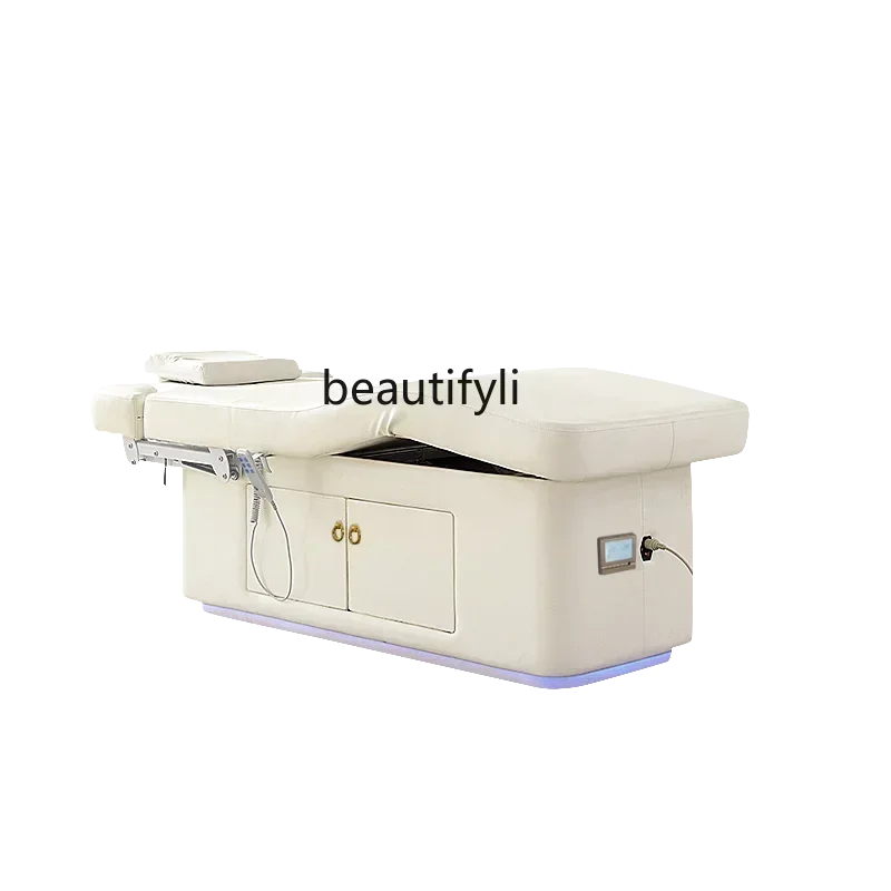 

LaTeX Electric Beauty Bed Beauty Salon Special Lifting Heating Eyelash Massage Therapy Ear Cleaning Massage Couch