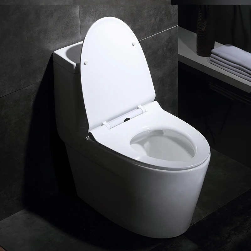 Retro toilet in the UK, Nordic bathroom, water-saving toilet, spray siphon type water pump, silent ceramic toilet