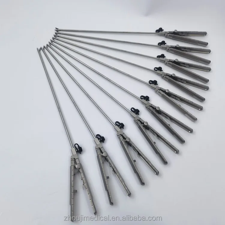 factory  price Surgical reusable laparoscopic detachable titanium needles holder forceps