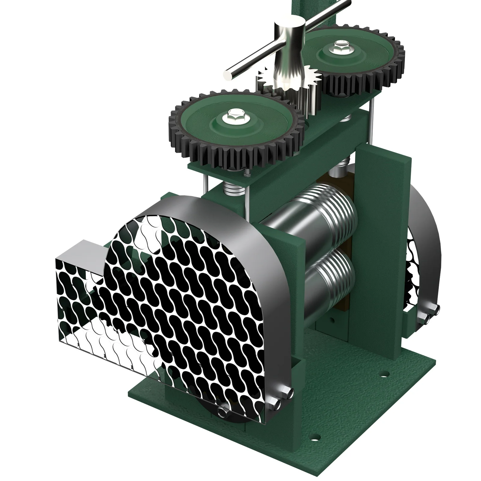 Jewelry Combination Rolling Mill Machine Manual Wire Flat Metal Sheet Roller Tool for Jewelry Repairing Designing