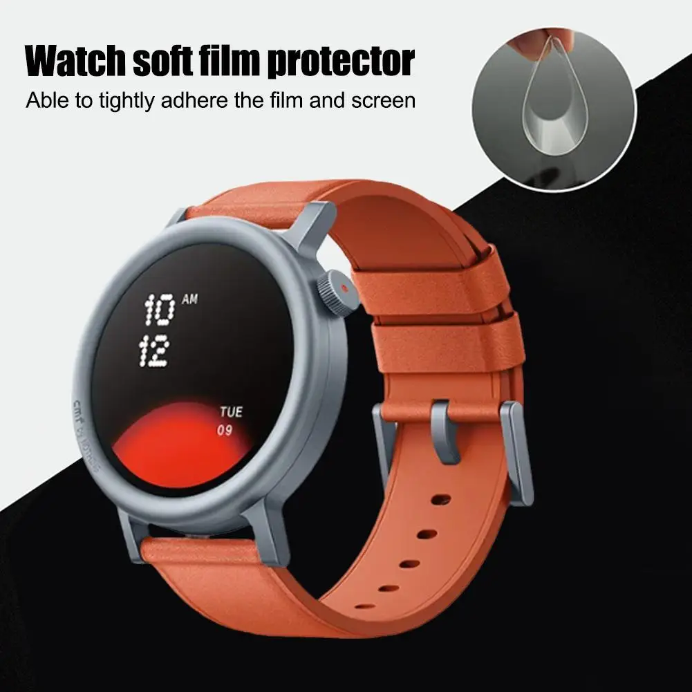 For CMF Watch Pro 2 Watch Protector Soft Film High-definition Transparent Waterproof Anti Scracth Watch Accessories