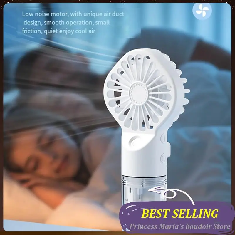 AB30-Portable Handheld Spray Fan Water Spray Mist Fan Student Dormitory Mini Fan Summer Supplies Outdoor Cooling Tool