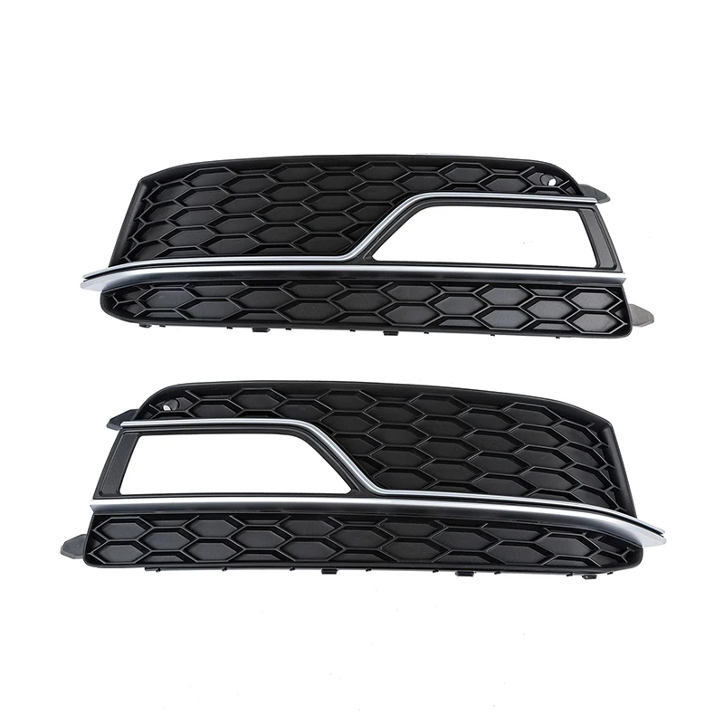 

Front Bumper Fog Light Grill Cover Fog Lamp Lower Grille Fit For AUDI A5 S-line/S5 2013-2017 8T0 807 681 M/P 8T0 807 681 M/P