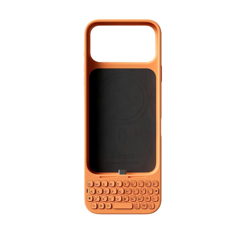 Keyboard phone case is suitable for iPhone16-17ProMax physical keyboard magnetic protective case Blackberry feel