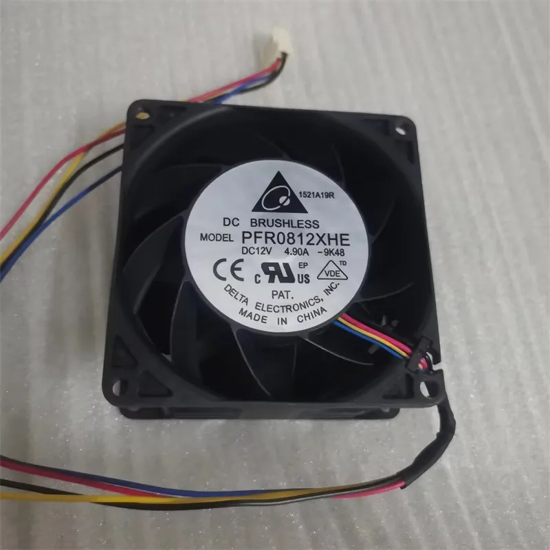 

8038 12V Fan Delta PFR0812XHE 4.9A High Airflow 7000RPM 4-Wire PWM Server Cooling Fan