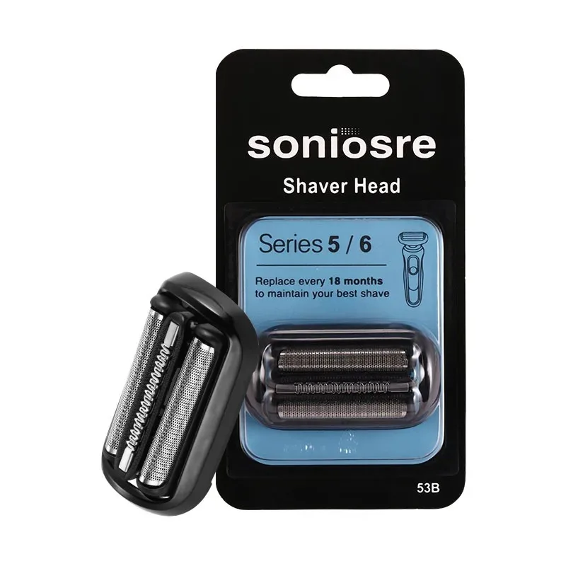 Сменная головка 53B совместима с электробритвами Braun серии 5018s, 5020s, 5031s, 5050cs, 6020s, 6072cc, Black 5/6 Сменная головка 53B совместима с электробритвами Braun серии 5018s, 5020s, 5031s, 5050cs, 6020s, 6072cc, Black 5/6