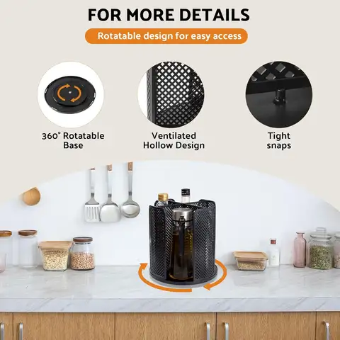 Rotating paper cup dispenser, cup holder with 4 compartments, detachable disposable coffee cup dispenser