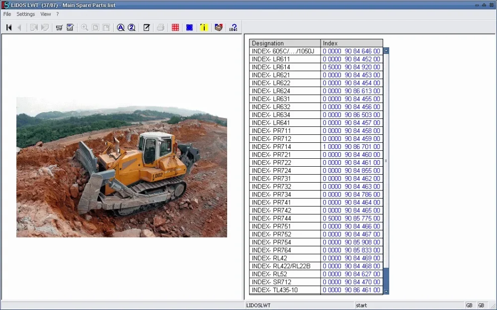 Liebherr Lidos All Parts & Service Complete Set Offline+HDD500GB ( You Can Select Take Keygen)+CF19 Laptop