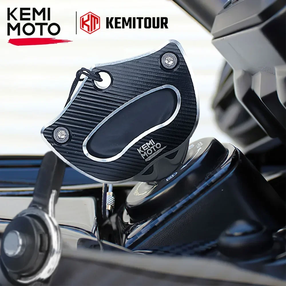 

KEMIMOTO On-road CNC Key Holder w/ Lanyard Compatible with Can-Am Spyder RS RTS RT ST STS F3 2014-2023