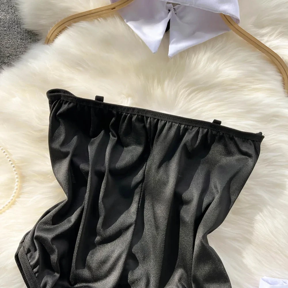 섹시한 Hotsweet 여성 streetwear 가슴 감싸 인 패딩 브래지어 슬림 블랙 바디 슈트 민소매 파티 클럽 블라우스 레이디 잠옷의 새로운