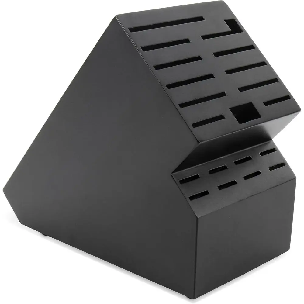 

Органайзер для кухонных ножей на 20 слотов, из акации, большой блок для хранения ножей, удобное хранение кухонных принадлежностей