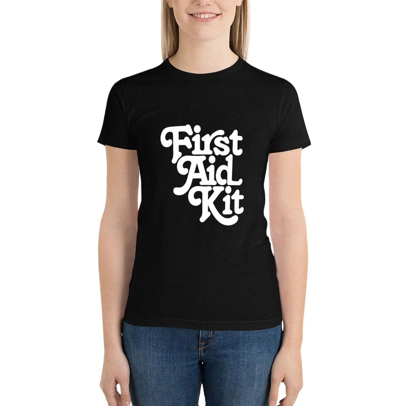 First Aid Kit Band T-Shirt kawaii clothes shirts graphic tees tshirts for Women