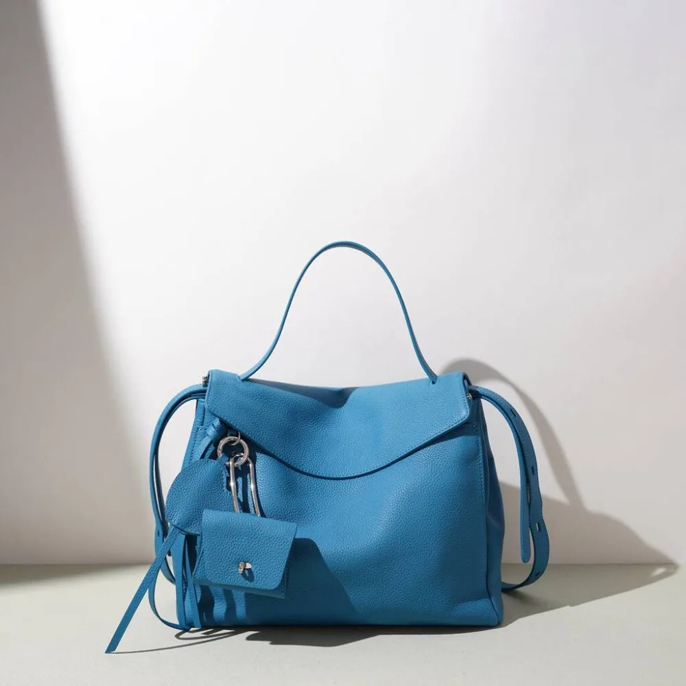 Flip Envelope Bag Commuter Fashion Simple Versatile Underarm Texture Unique Lazy Wind Litchi Pattern Daily Shoulder