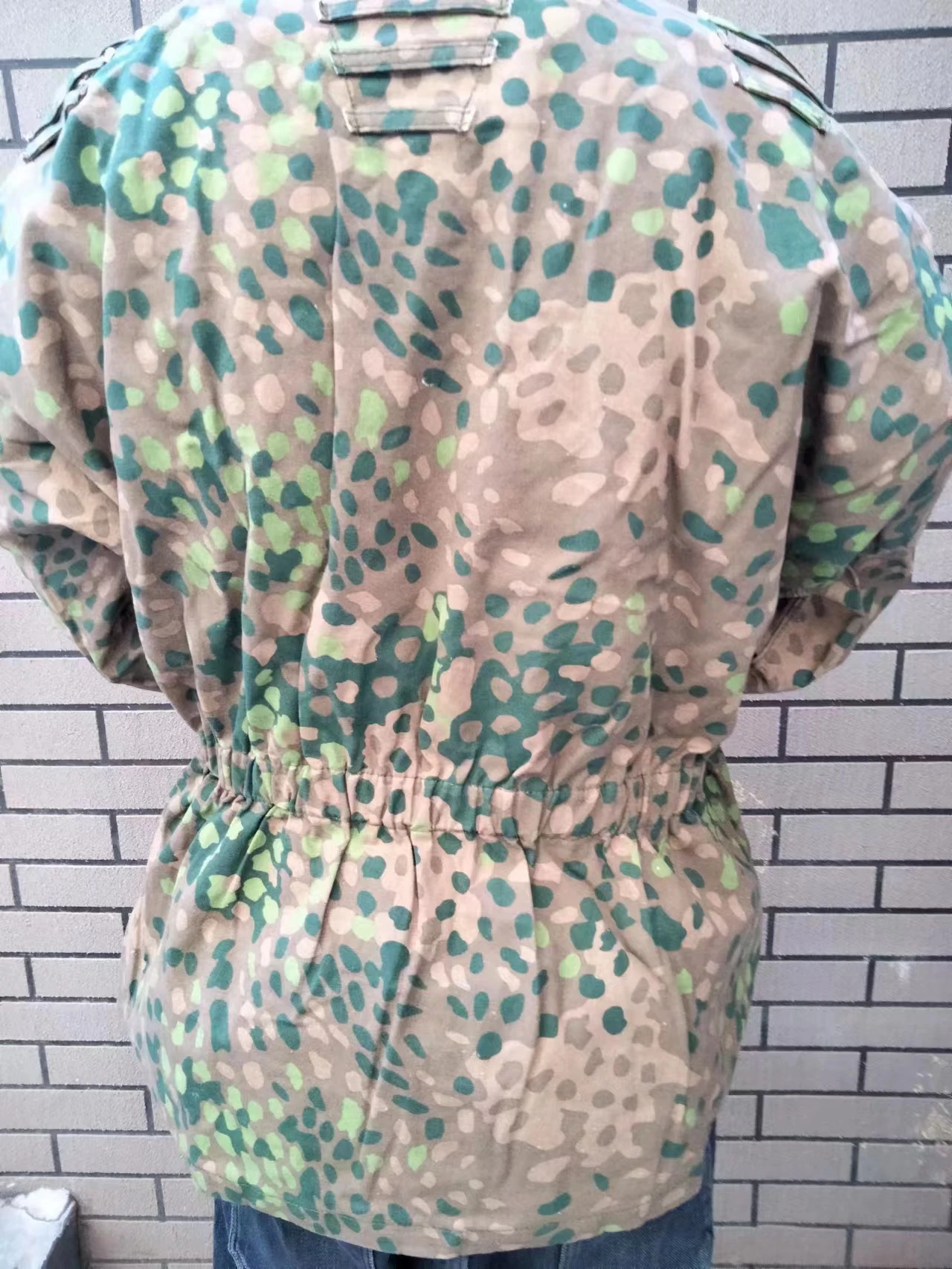 M40 Pea Camouflage felpa con cappuccio reversibile stesso colore camicia cappotto