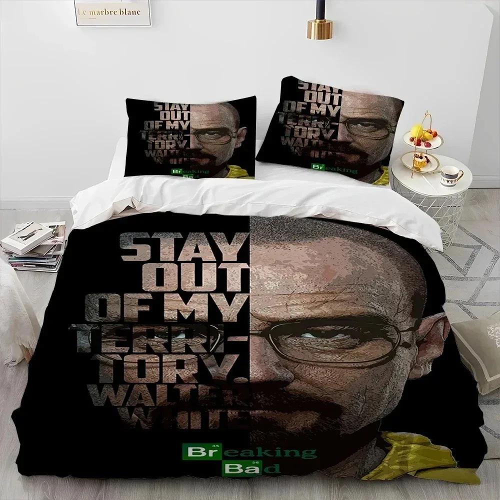 

Breaking Walter Hartwell 3D NEW Duvet Cover Pillowcase Bedding Set Adult Girl Bedroom Decoration Children Single Double Large