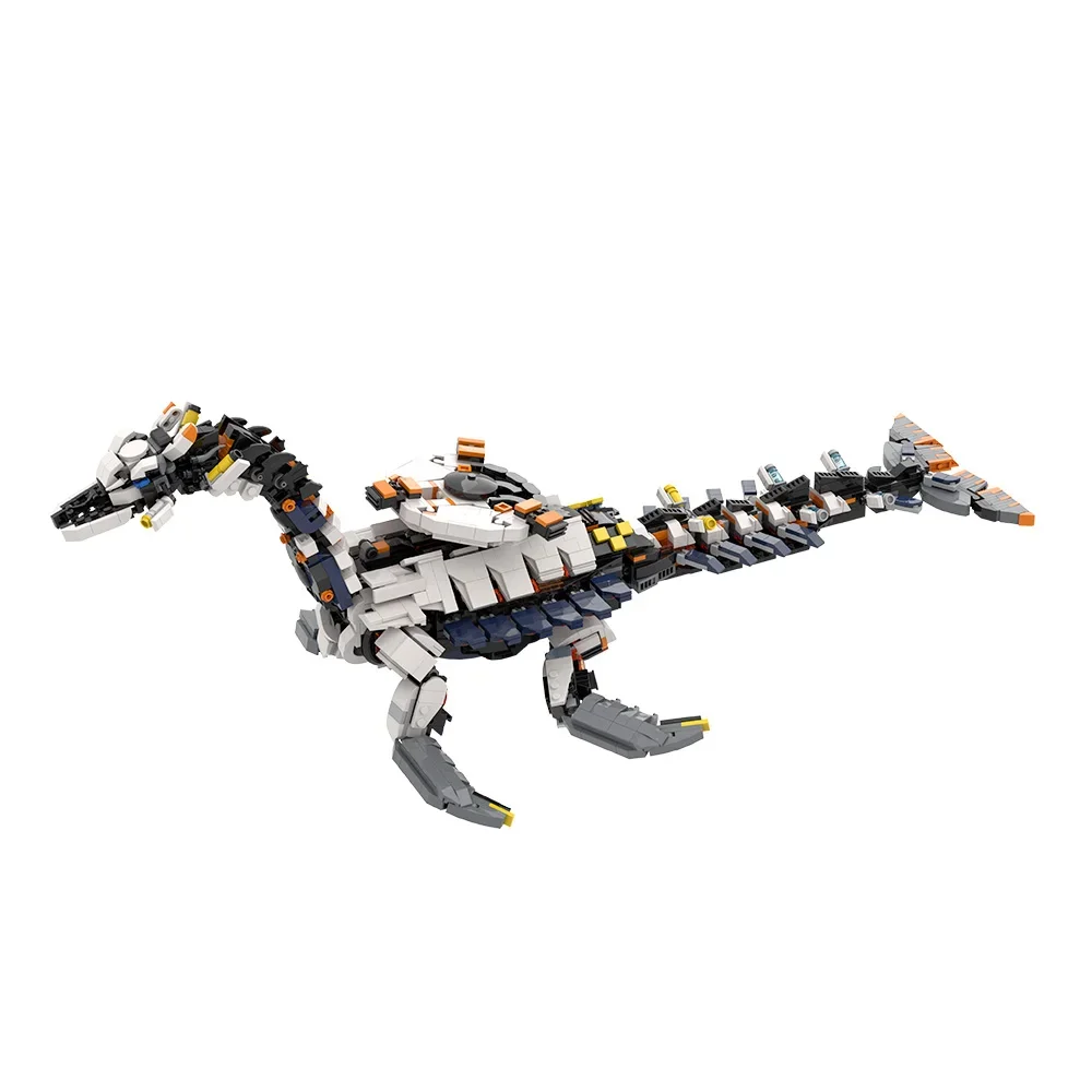 

MOC-226347 Horizon Game Tideripper Механический зверь Строительные блоки Модель Forbidden West Game Tideripper Monster Кирпичи DIY Игрушки