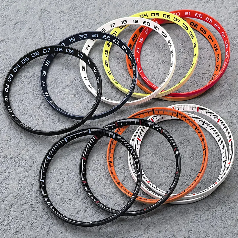 

SKX007 Watch Chapter Ring 30.5mmx27.5mm Fit SKX007 SKX009 SRPD Case NH35 NH36 Movement Watch Customized Plastic Inner Ring Parts